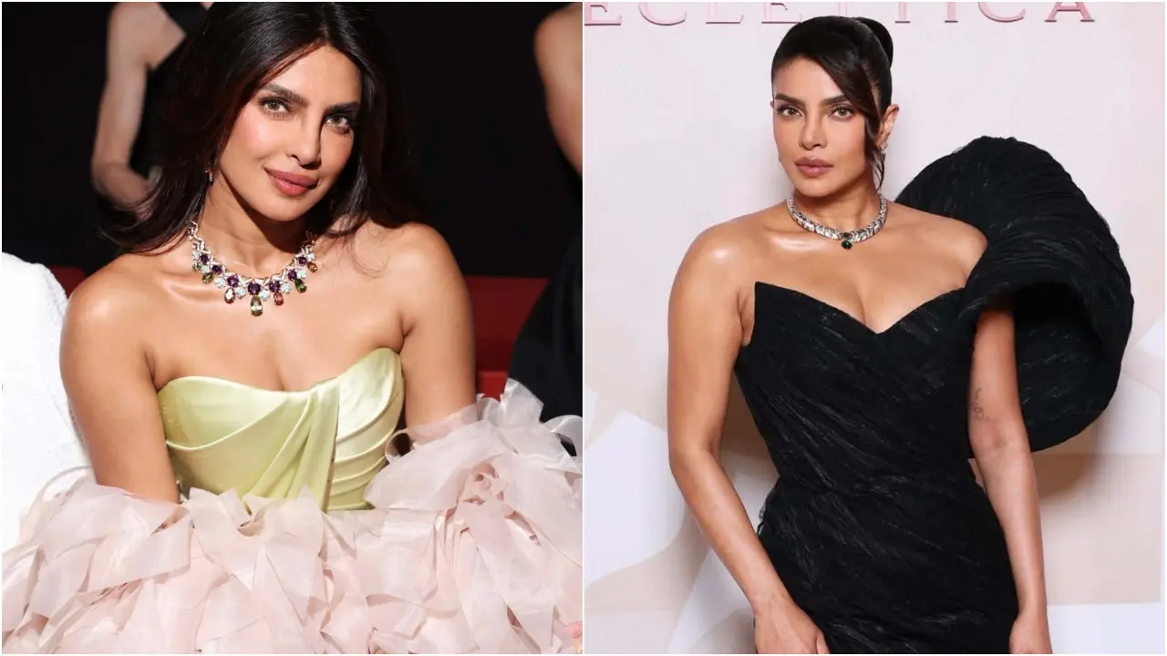 In Pics: Priyanka Chopra’s head-turning looks that ruled the Bvlgari night