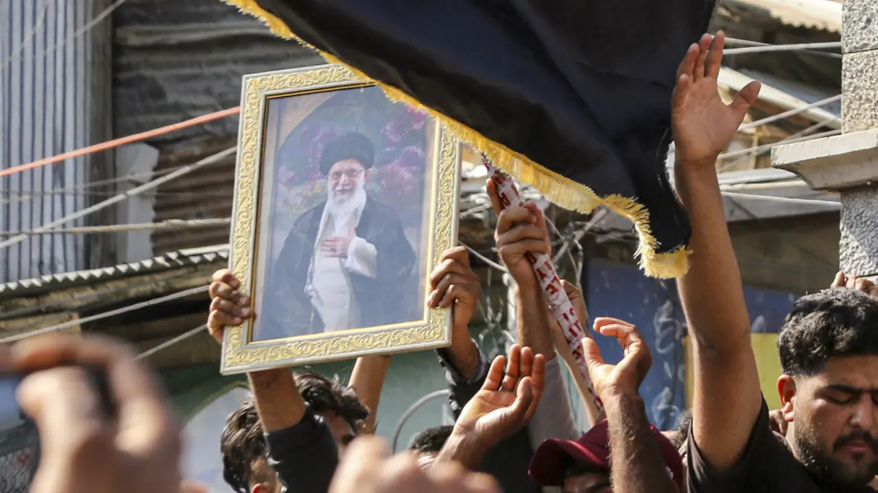 IN PHOTOS: Protest in Kashmir against Ayatollah Khamenei's killing in Iran