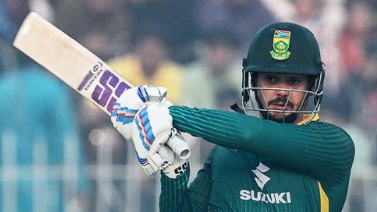 The other three Proteas batsmen to accomplish the feat are Quinton de Kock (3085 runs), David Miller (2757 runs), and Reeza Hendricks (2504 runs) (Pic: X/@ICC)