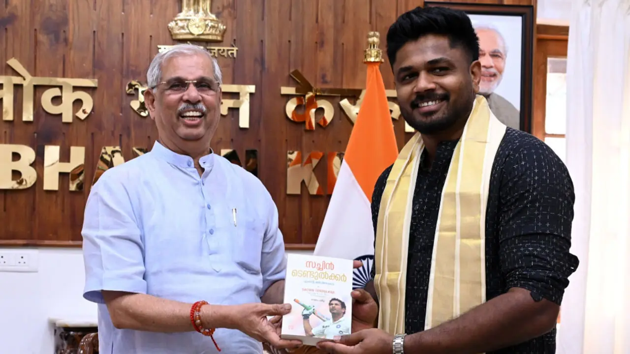 Sanju Samson honoured in Kerala for his contributions in India's T20 WC 2026 win