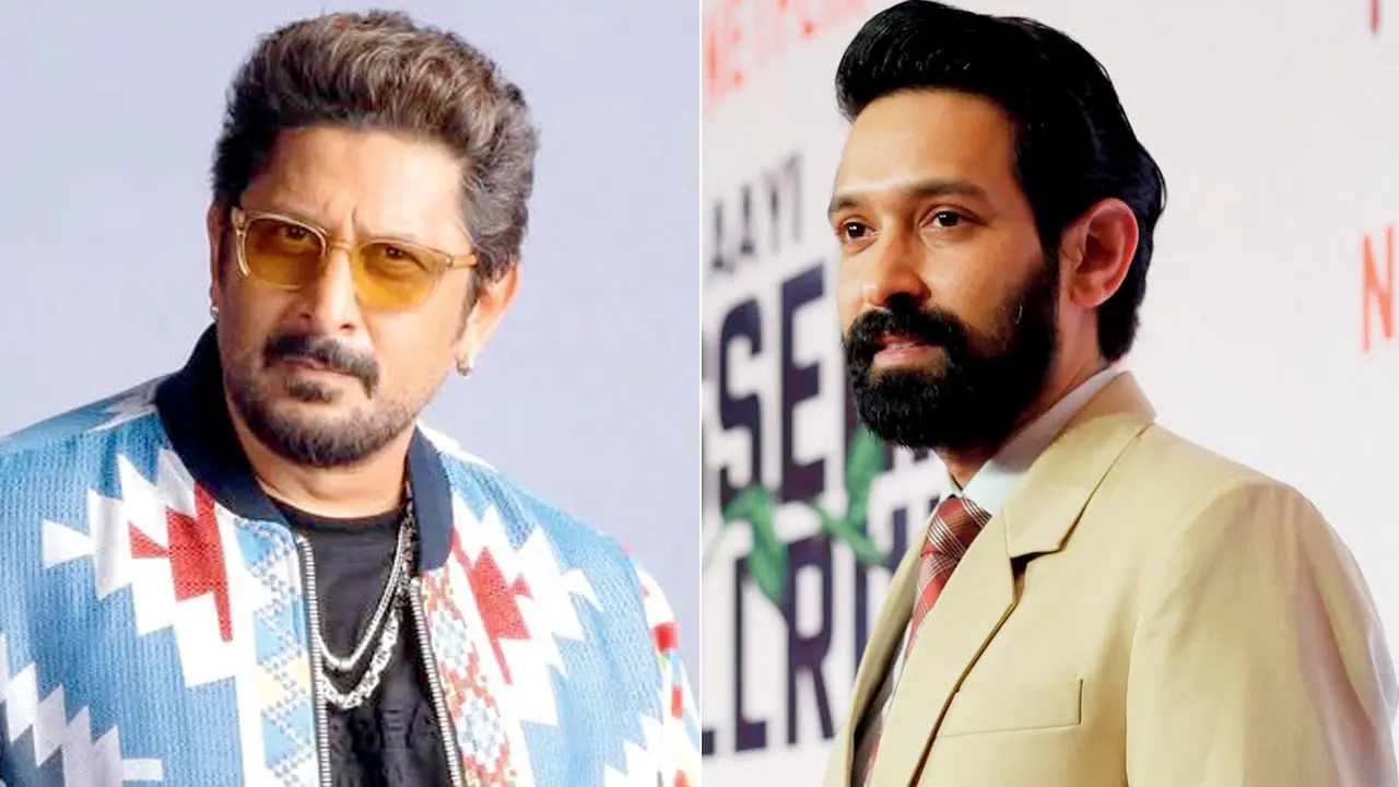 Arshad Warsi plays a cop in the show; (right) Vikrant Masseys