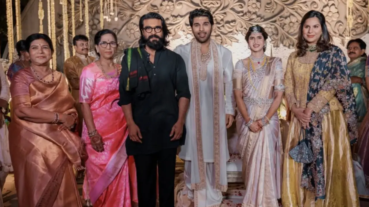 Ram Charan congratulates newly weds Allu Sirish and Nayanika Reddy