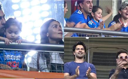 Bollywood celebs at Wankhede Stadium (Pics/ X)