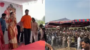 Rashmika Mandanna attends welcome ceremony in Vijay Deverakonda's village