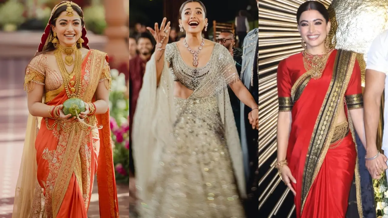 In pics: Closer look at Rashmika Mandanna’s wedding ceremony outfits