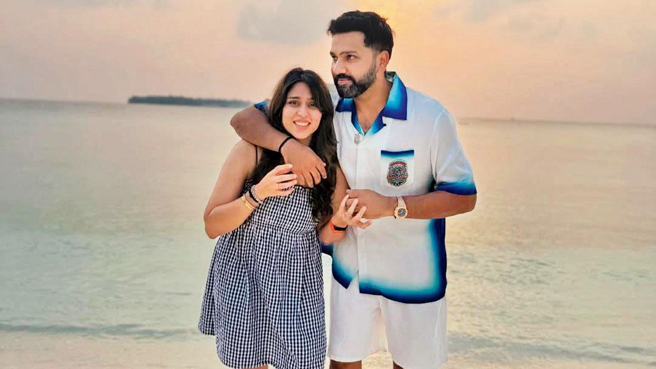 Rohit Sharma spent time with his family in Maldives
