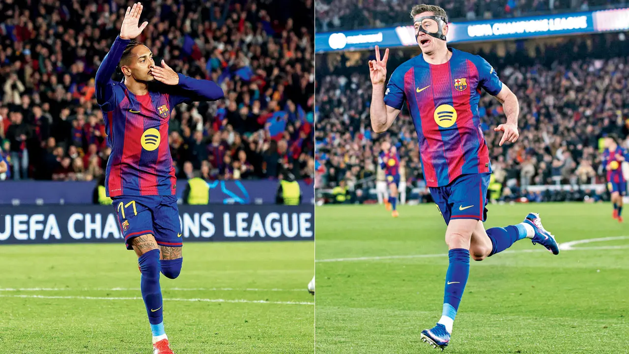 Rapha, Robert run riot! Barcelona score seven to knockout Newcastle