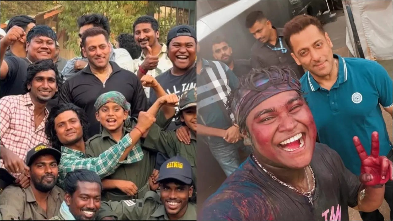 Salman Khan resumes Battle of Galwan shoot as Salim Khan recovers; pics go viral