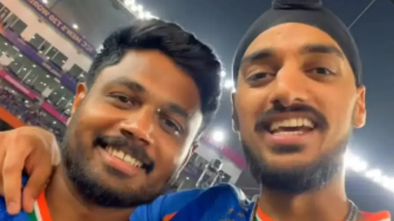 Arshdeep Singh shares insights of the India team celebration on his social media
