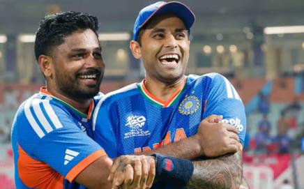 Sanju Samson and Suryakumar Yadav (Pic: BCCI)