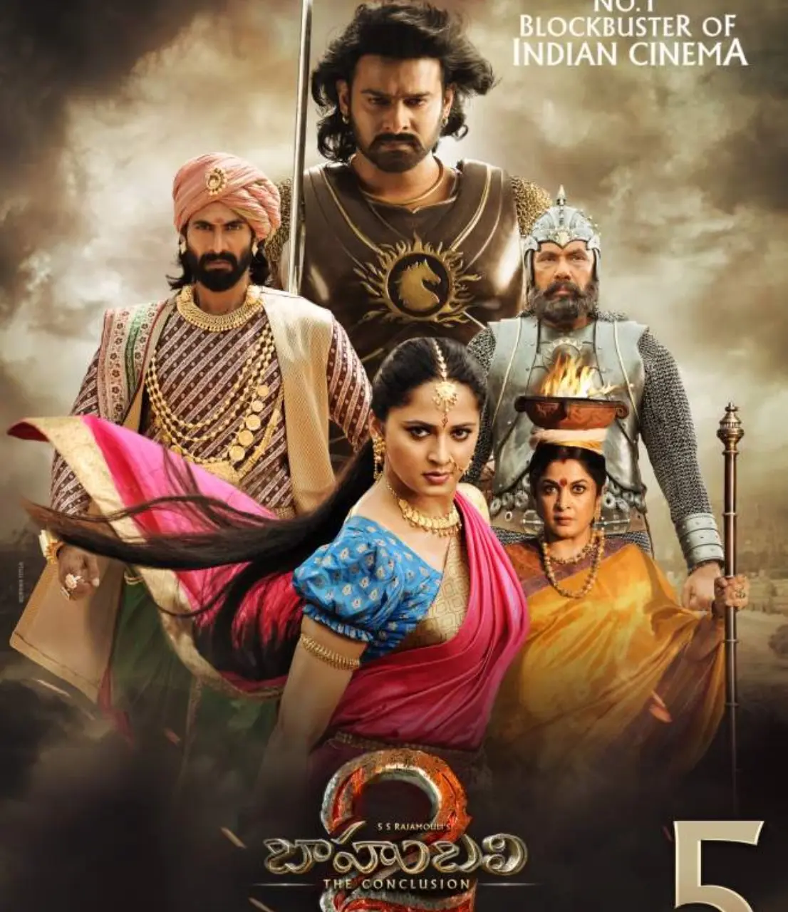 Baahubali 2
The release of Baahubali 2: The Conclusion was one of the most anticipated moments in Indian cinema after the cliffhanger ending of Baahubali: The Beginning. Directed by S. S. Rajamouli, the sequel finally answered the burning question — “Why did Katappa kill Baahubali?”