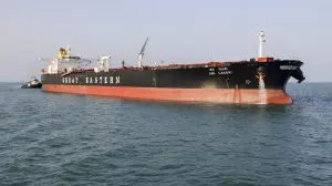 IN PHOTOS: Indian vessel 'Jag Laadki' carrying crude oil reaches Mundra Port