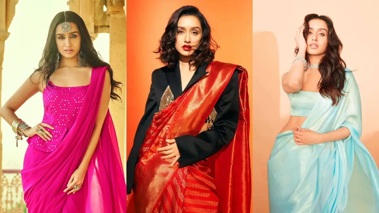 Shraddha Kapoor Birthday 2026: 12 saree looks where she gave elegant Stree vibes