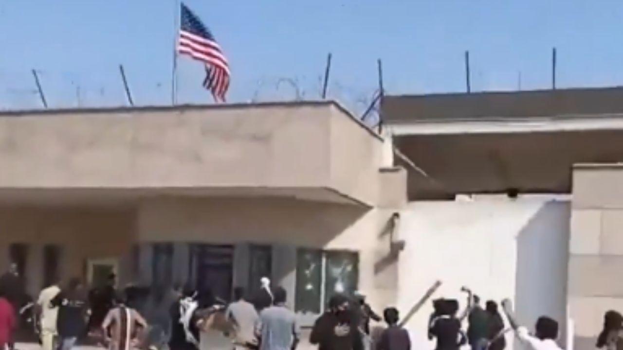 Violence breaks out near US consulate in Karachi amid Iran strike outrage