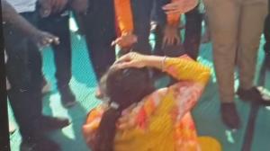 Kharghar: Billboard collapses at ‘Hind Ki Chadar’ event, woman suffers injuries