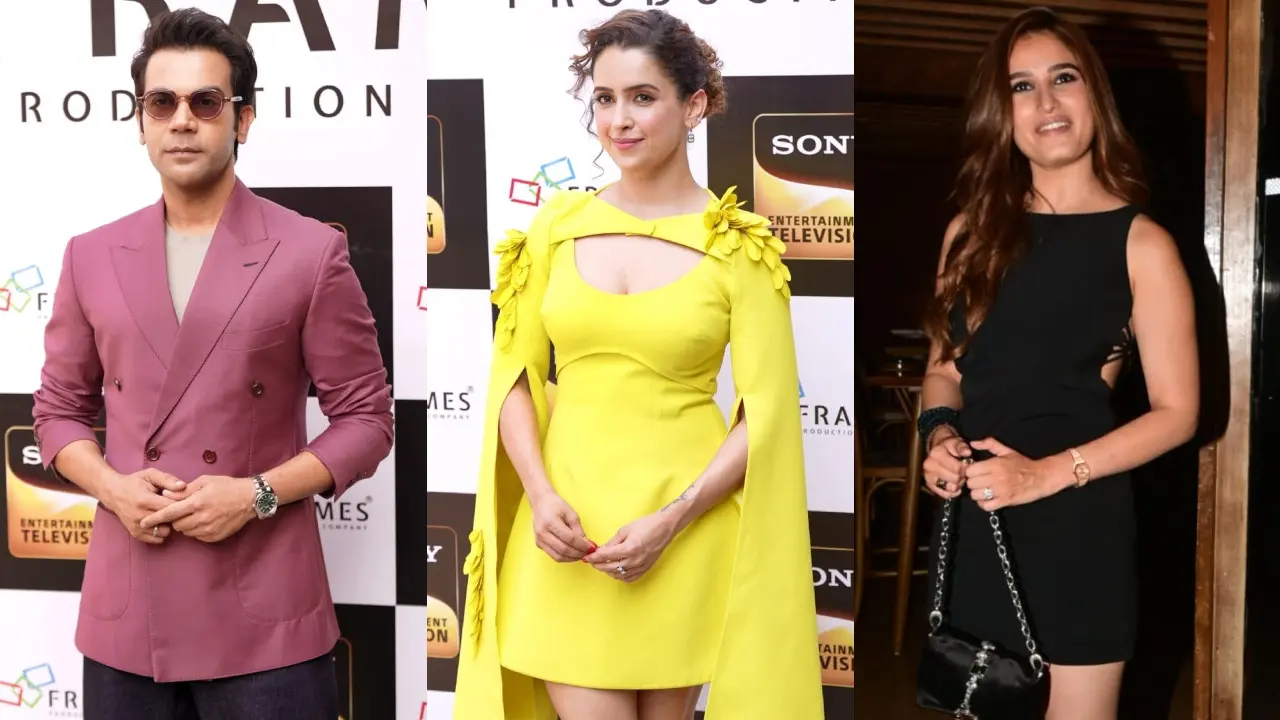 Spotted in the city: Rajkummar Rao, Sanya Malhotra, Rasha Thadani and more