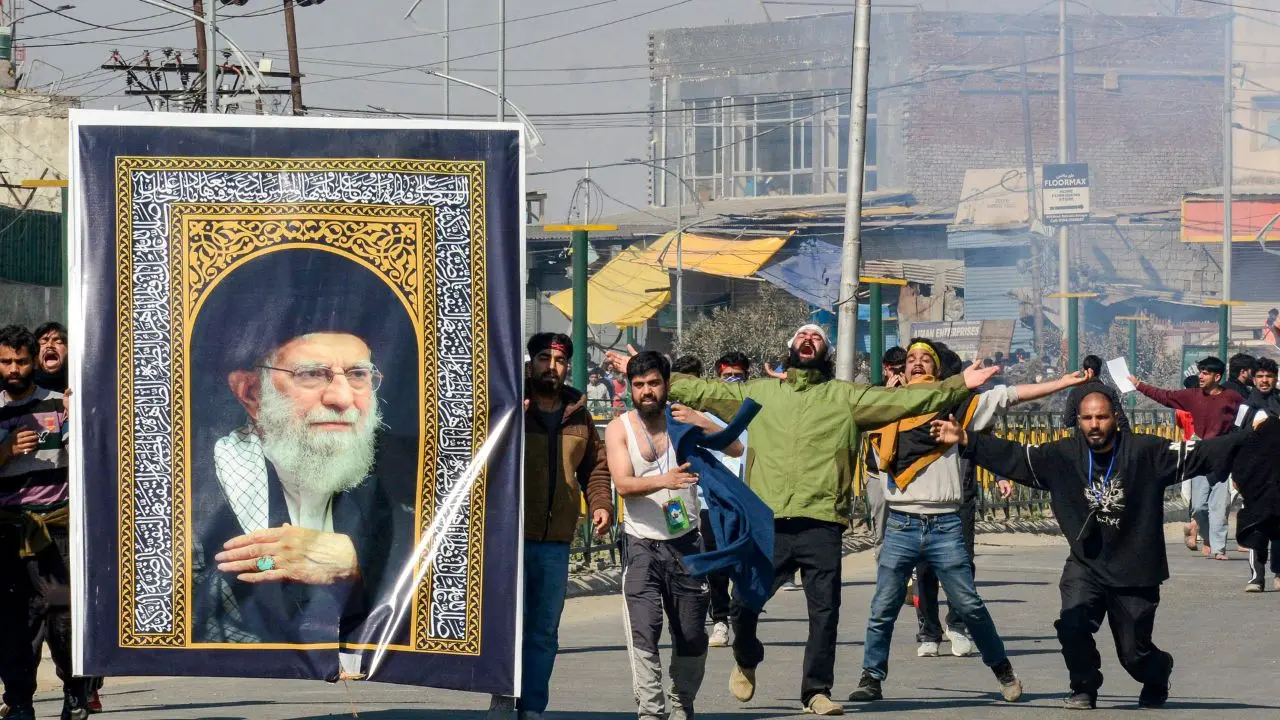 IN PHOTOS: Iran Supreme Leader Khamenei killing sparks protests in Srinagar