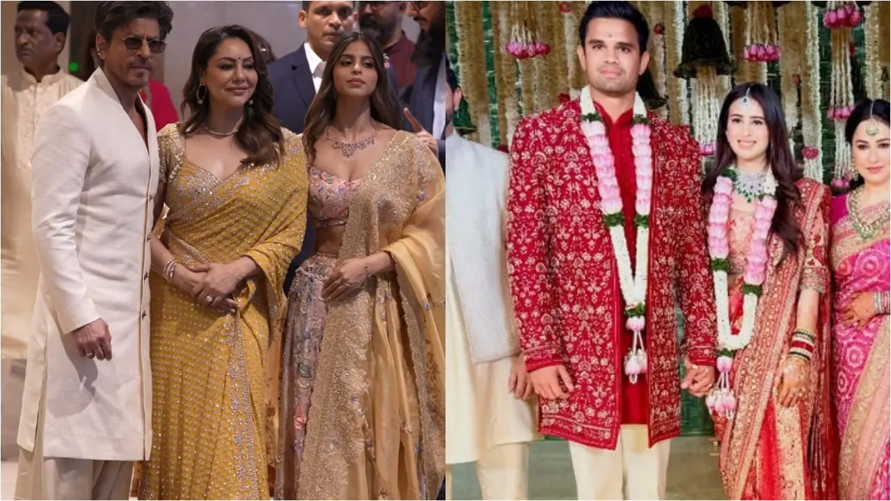 Arjun Tendulkar-Saaniya Chandhok wedding: Shah Rukh Khan attends ceremony