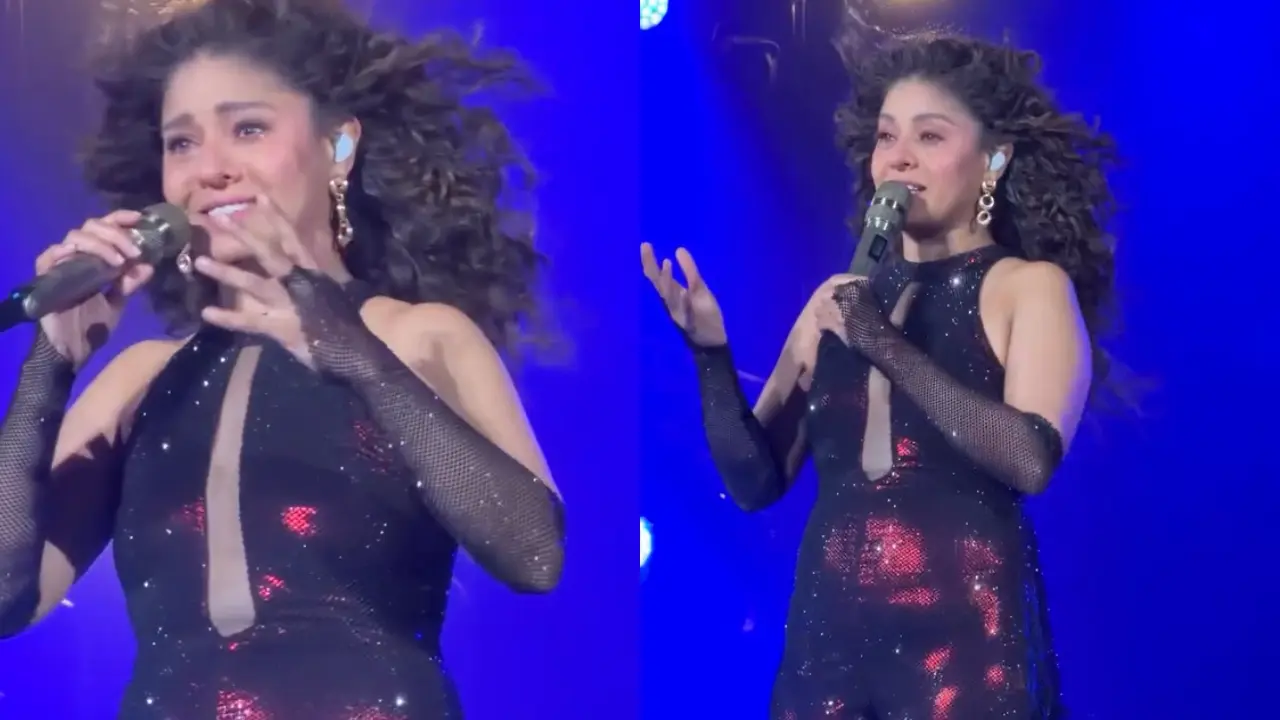 Sunidhi Chauhan breaks down at Lucknow concert: 'I have a terrible throat'