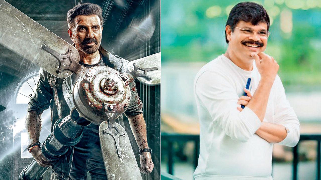 Sunny Deol in ‘Jaat’.; (right) Boyapati Srinu