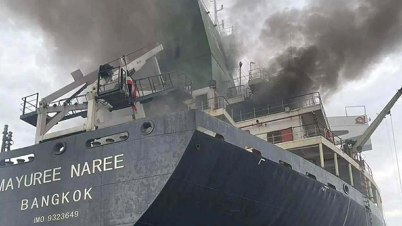 According to the Bangkok Post, citing maritime security agencies and sources, the Thai carrier was one of three vessels targeted by unidentified projectiles in the Strait of Hormuz on Wednesday, with the Mayuree Naree reportedly suffering the most severe damage