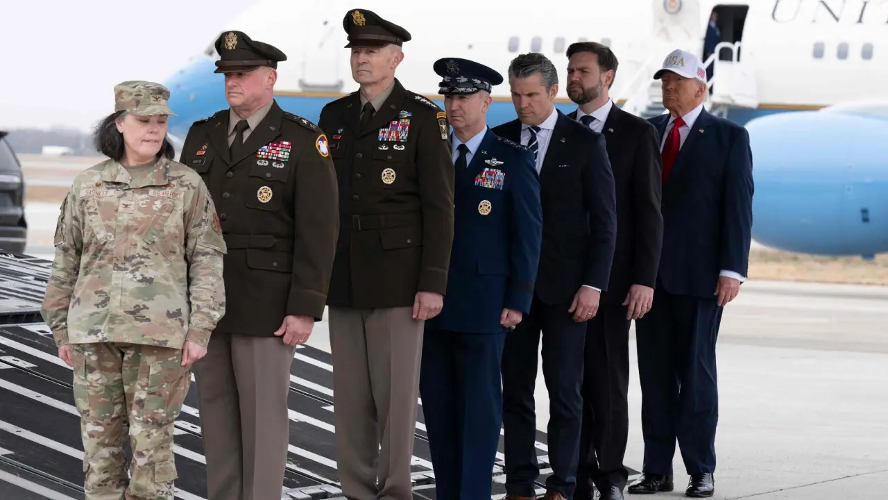 <p>The soldiers were identified as Maj. Jeffery R. O&rsquo;Brien of Indianola, Iowa; Capt. Cody A. Khork of Winter Haven, Florida; Chief Warrant Officer 3 Robert M. Marzan of Sacramento, California; Sgt. 1st Class Nicole M. Amor of White Bear Lake, Minnesota; Sgt. 1st Class Noah L. Tietjens of Bellevue, Nebraska; and Sgt. Declan J. Coady of West Des Moines, Iowa</p>