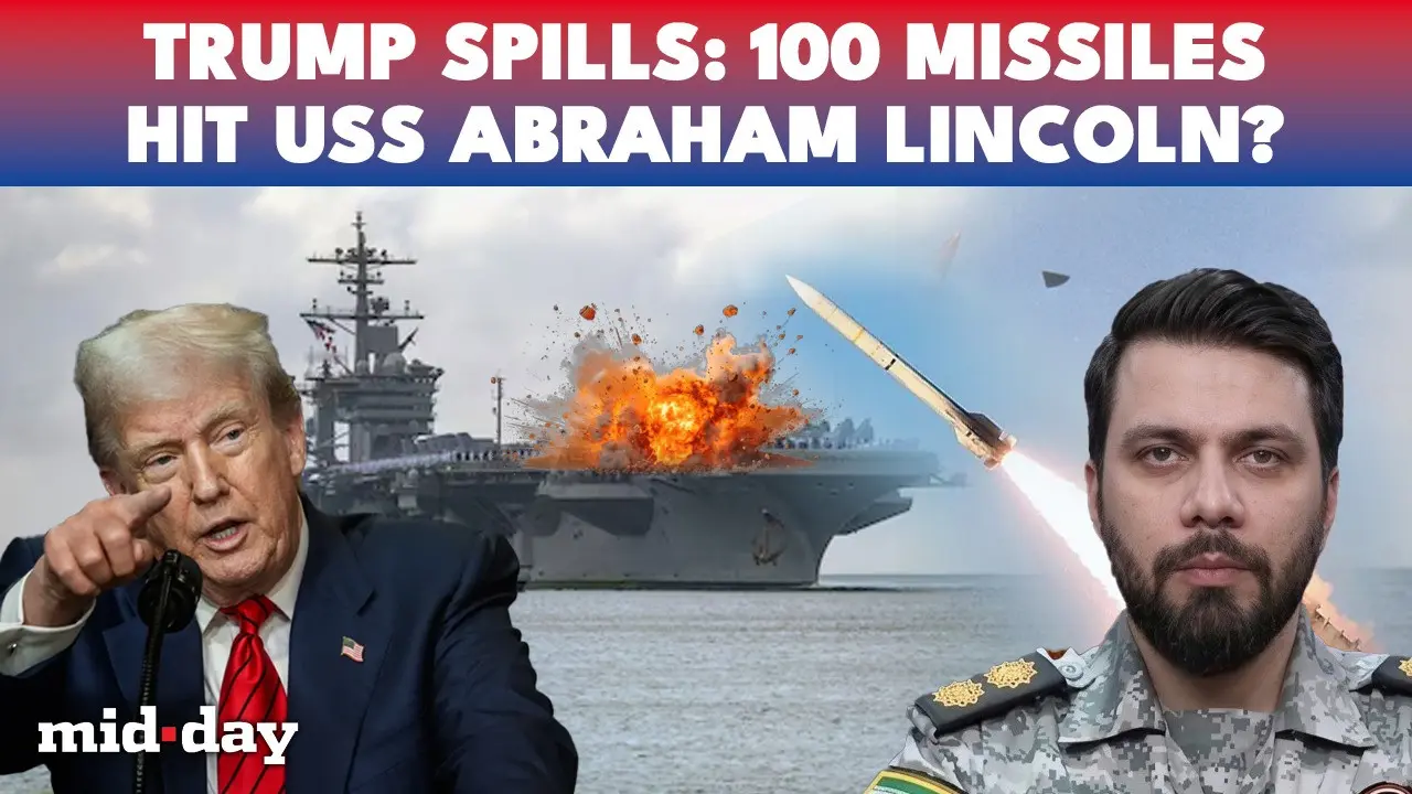 Trump accepts USS Abraham Lincoln hit by Iran? 100-missile strike claim 