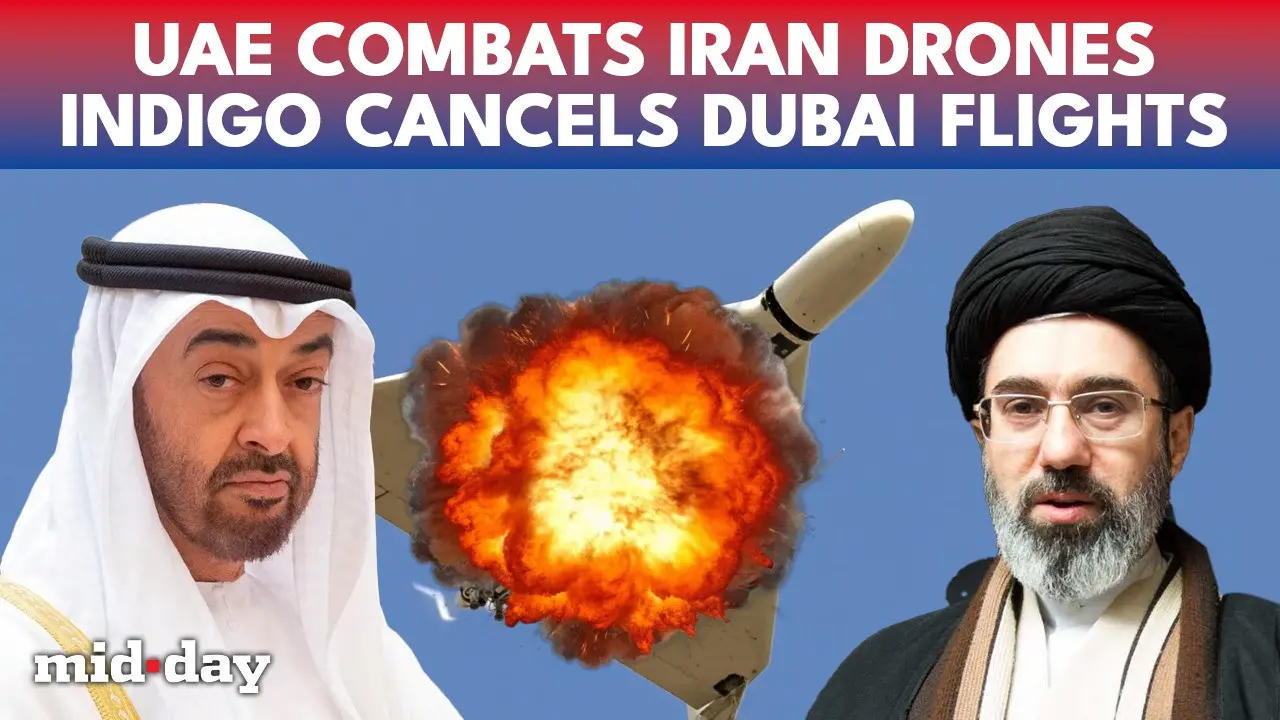 Iran attack rocks UAE, IndiGo cancels flights, Dubai police issues warning