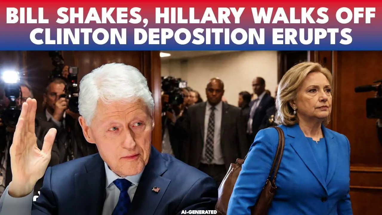 Hillary BANGS Table as Clinton Deposition ERUPTS Over Epstein Files Leak