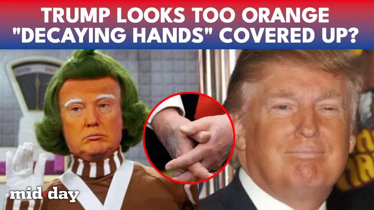 ‘Too Orange to Ignore’ Trump’s Look Fuels Cover-Up Claims