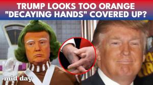 ‘Too Orange to Ignore’ Trump’s Look Fuels Cover-Up Claims
