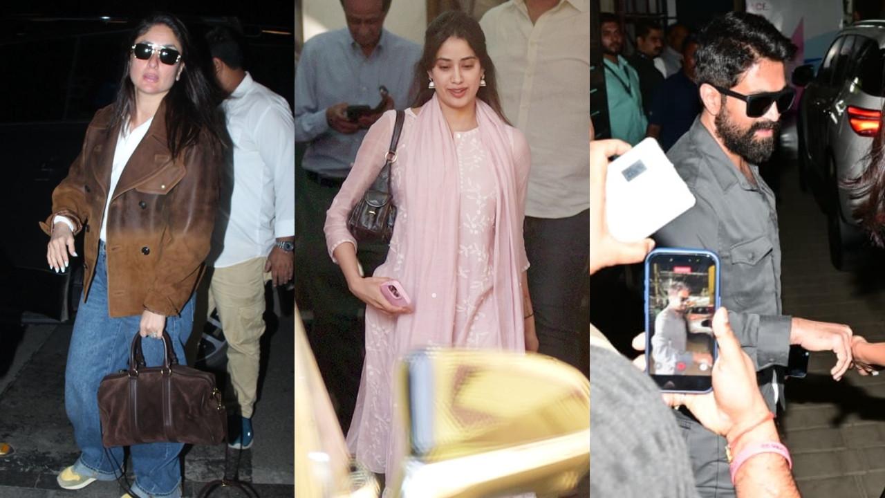 Spotted in the city: Kareena Kapoor, Janhvi Kapoor, Yash and others