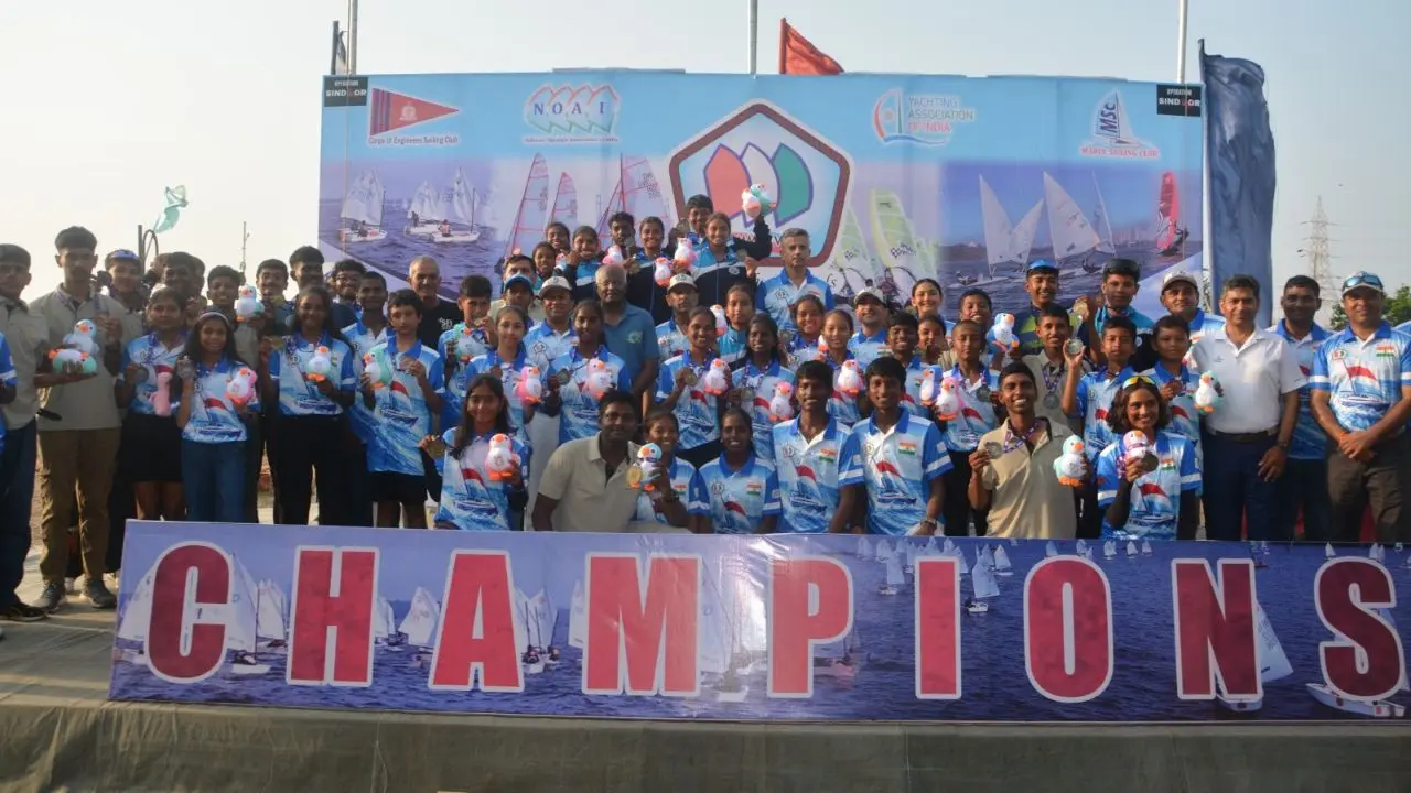 The week-long sailing championship was held in Mumbai this week. Pics/Defence PRO The week-long sailing championship was held in Mumbai this week. Pics/Defence PRO