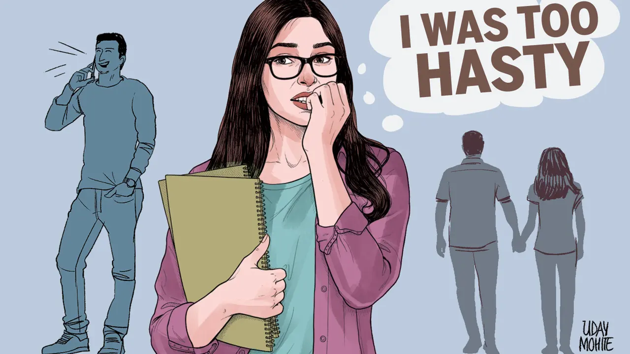 Can’t stop thinking about my ex... Illustration/Uday Mohite