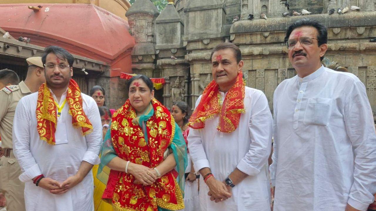 Maharashtra Deputy CM Sunetra Pawar, accompanied by Parth Pawar, visited the revered Kamakhya temple atop the Nilachal Hills in Guwahati and offered prayers for the happiness, prosperity, good health and well-being of all citizens