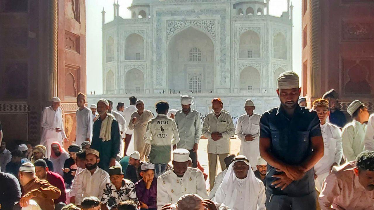 Eid al-Adha, also known as Bakrid, commemorates Prophet Ibrahim’s willingness to sacrifice his son in obedience to God before a lamb was provided instead, according to Islamic tradition Eid al-Adha, also known as Bakrid, commemorates Prophet Ibrahim’s willingness to sacrifice his son in obedience to God before a lamb was provided instead, according to Islamic tradition