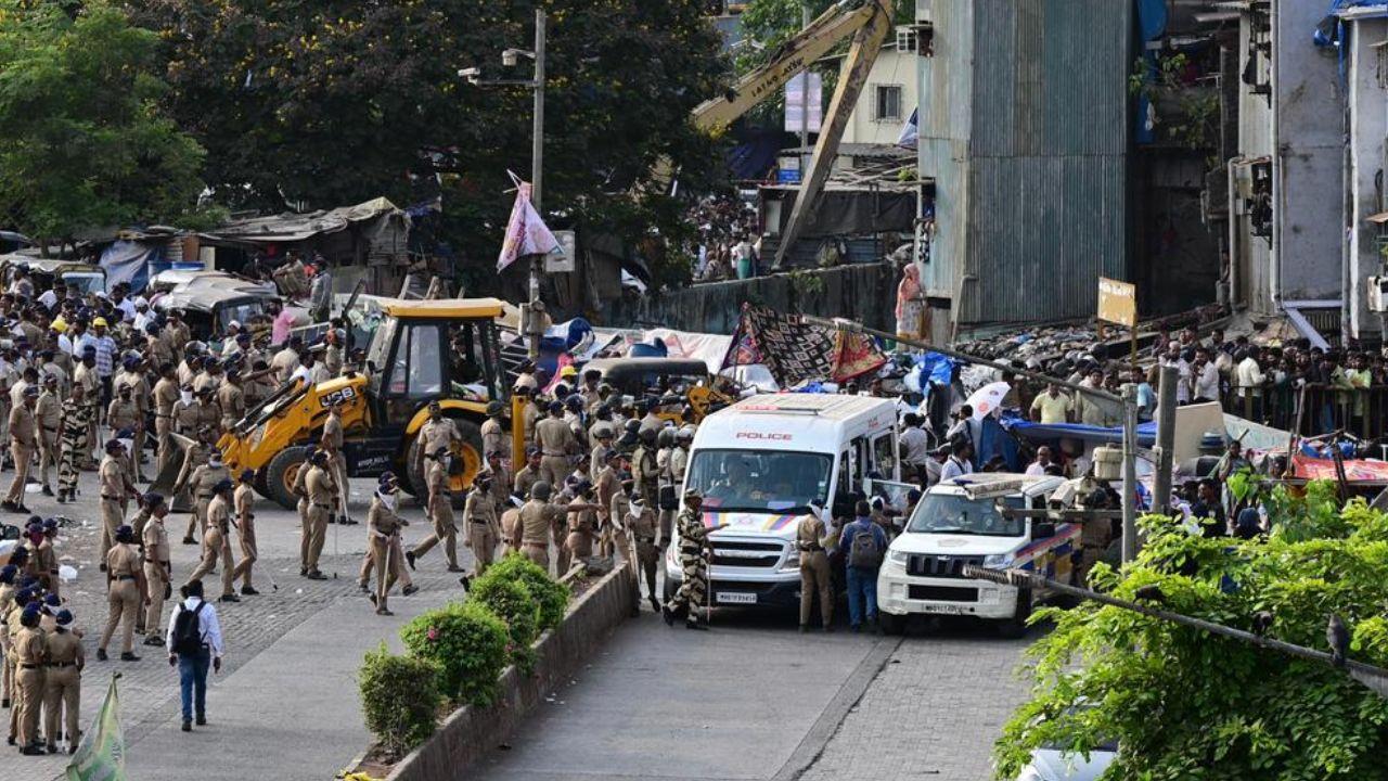 Police officials have erected barricades near the Bandra district court area, with no vehicular movement being allowed beyond the restricted point towards the station Police officials have erected barricades near the Bandra district court area, with no vehicular movement being allowed beyond the restricted point towards the station