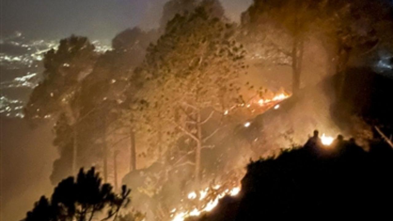A joint firefighting operation involving the Indian Air Force, cantonment authorities, civil fire tenders and Army teams continued for more than 16 hours to contain the blaze A joint firefighting operation involving the Indian Air Force, cantonment authorities, civil fire tenders and Army teams continued for more than 16 hours to contain the blaze