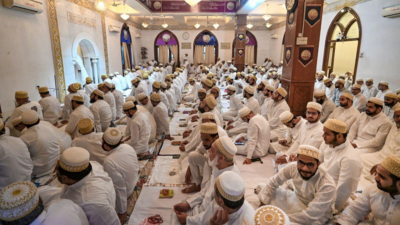 During the celebrations, devotees dressed in traditional attire gathered in large numbers at mosques and prayer grounds to participate in congregational prayers During the celebrations, devotees dressed in traditional attire gathered in large numbers at mosques and prayer grounds to participate in congregational prayers
