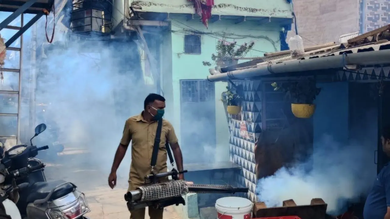Civic authorities ramp up preventive health measures with area inspections, tyre removals and fumigation drives across Mumbai neighbourhoods Civic authorities ramp up preventive health measures with area inspections, tyre removals and fumigation drives across Mumbai neighbourhoods