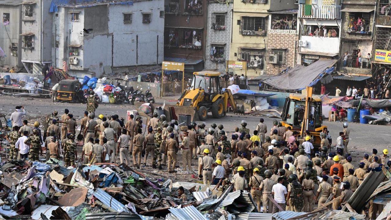 Authorities have intensified security arrangements in the area to maintain law and order as the operation progresses. Officials are yet to issue a detailed statement on the expected timeline for completion of the demolition drive Authorities have intensified security arrangements in the area to maintain law and order as the operation progresses. Officials are yet to issue a detailed statement on the expected timeline for completion of the demolition drive
