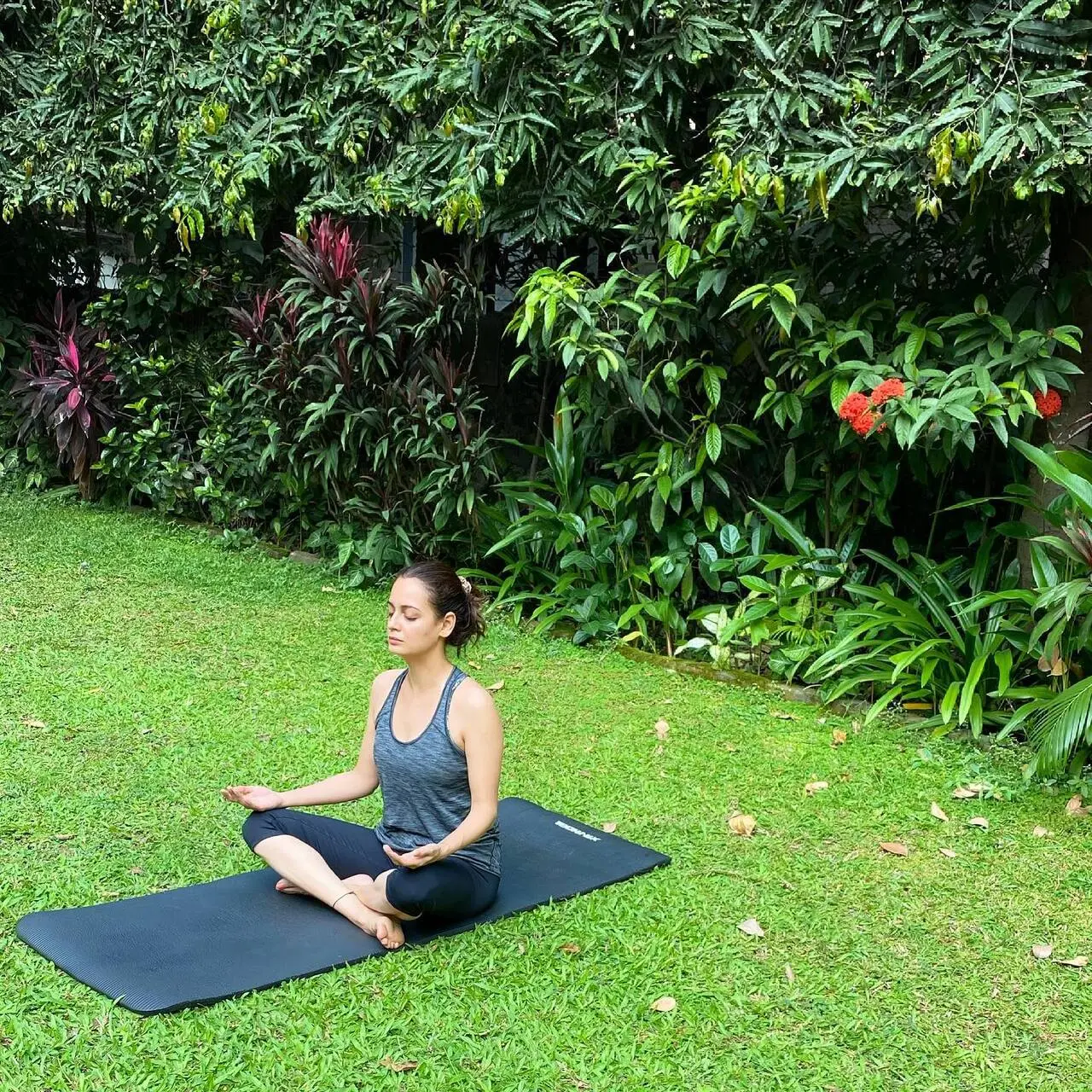 Dia Mirza
Actor and environmental activist Dia Mirza believes fitness is as much about mental well-being as physical health. The Bollywood mom follows a plant-based diet and considers meditation an essential part of her wellness routine.