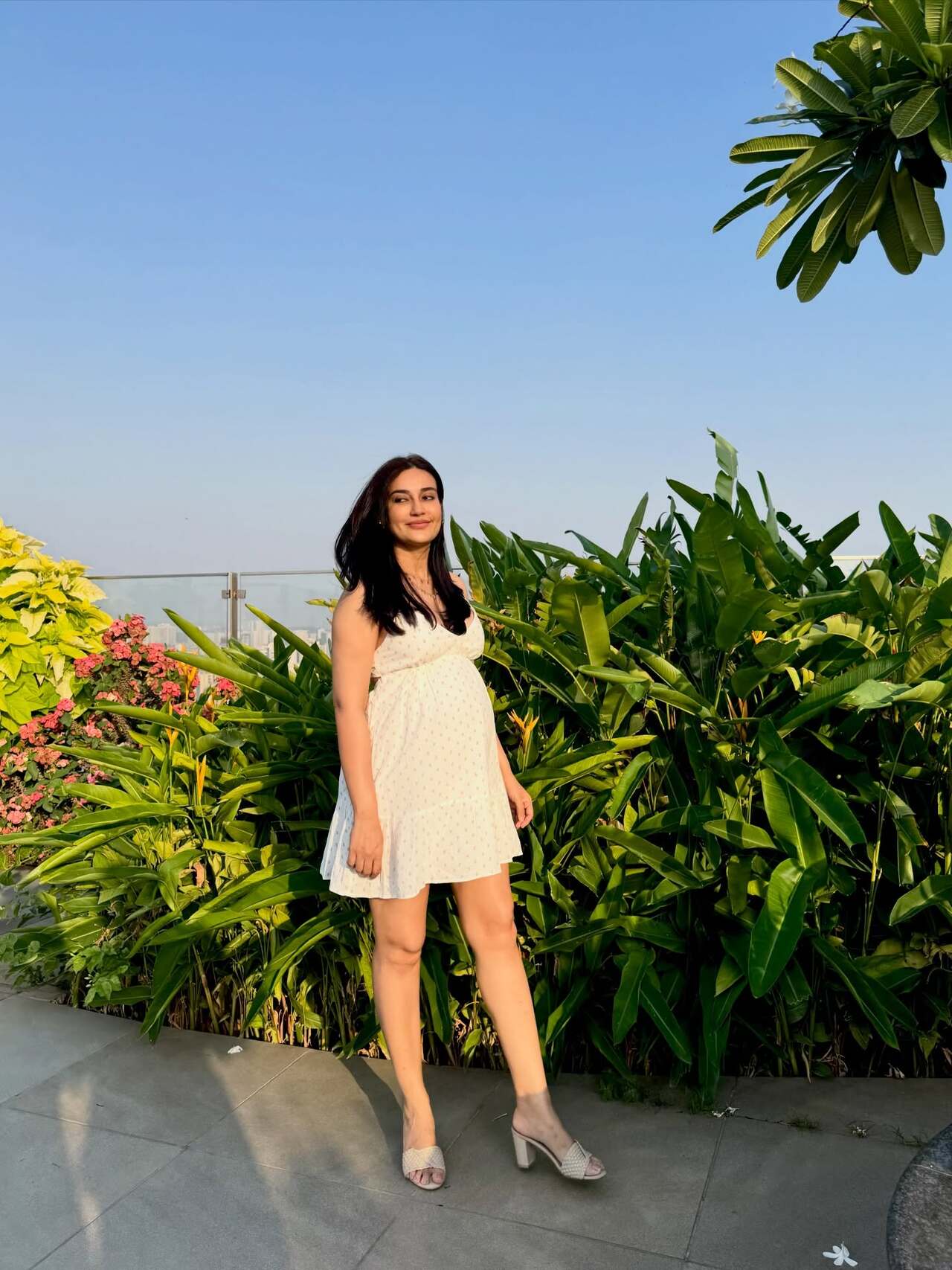 Surbhi Jyoti has announced her first pregnancy with husband Sumit Suri and has been sharing stunning pics flaunting baby bump since then. Surbhi Jyoti has announced her first pregnancy with husband Sumit Suri and has been sharing stunning pics flaunting baby bump since then.