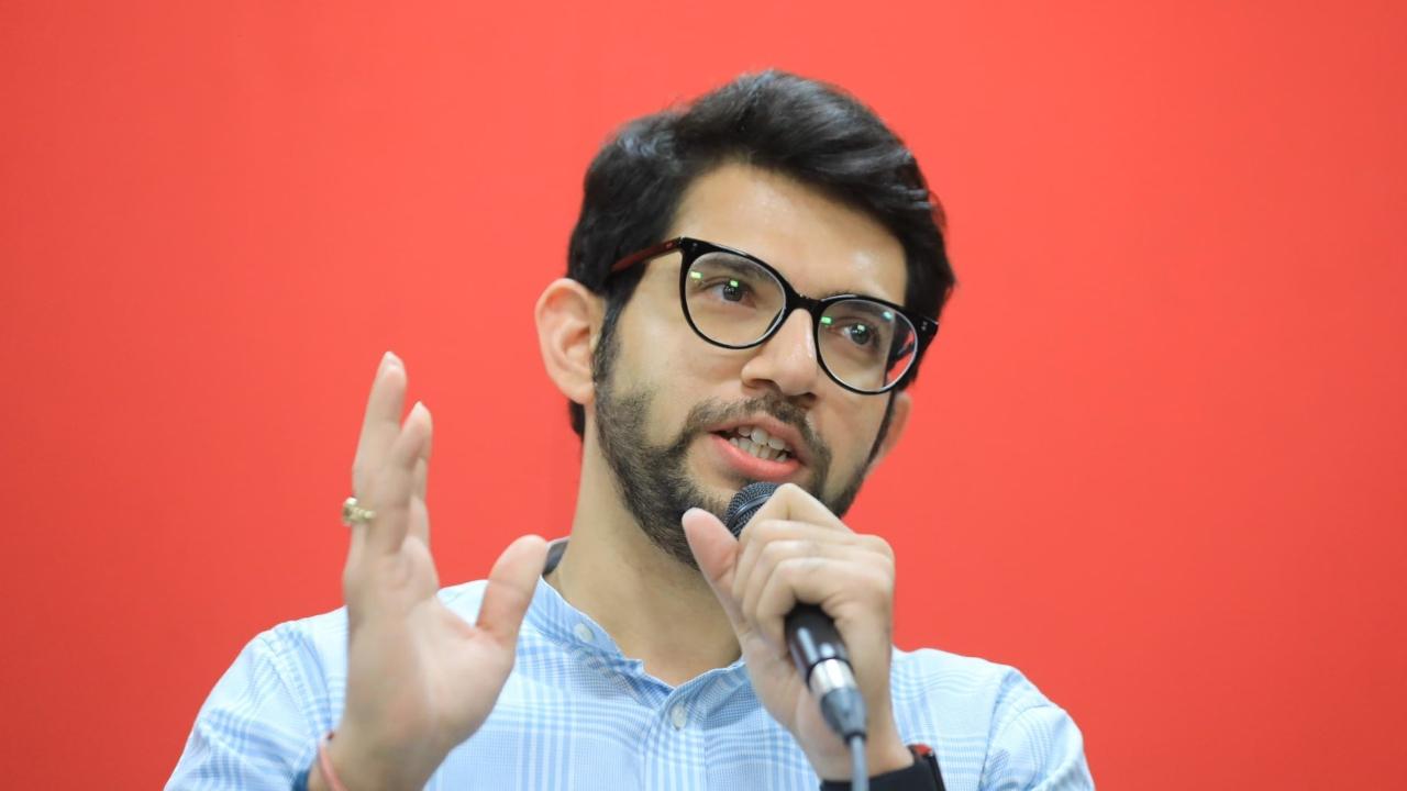 Shiv Sena (UBT) leader Aaditya Thackeray. File Pic