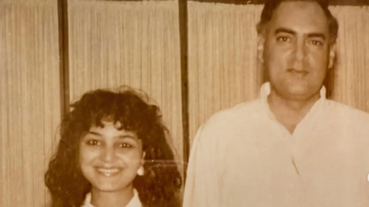 Alisha Chinai shares rare photo and heartfelt letter from Rajiv Gandhi Picture Courtesy/ Alisha Chinai's Instagram account