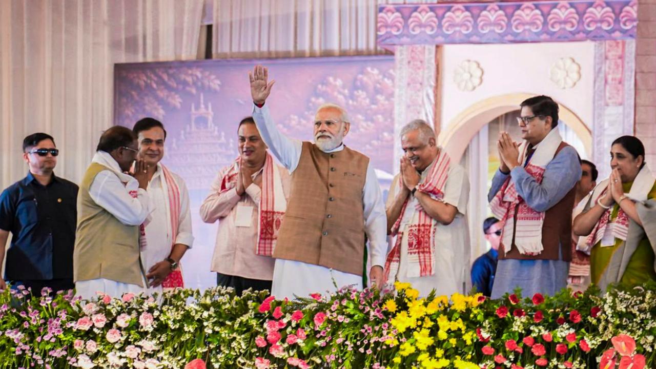Four MLAs - BJP's Rameshwar Teli and Ajanta Neog, AGP's Atul Bora, Charan Boro of BPF - also took oath as ministers.