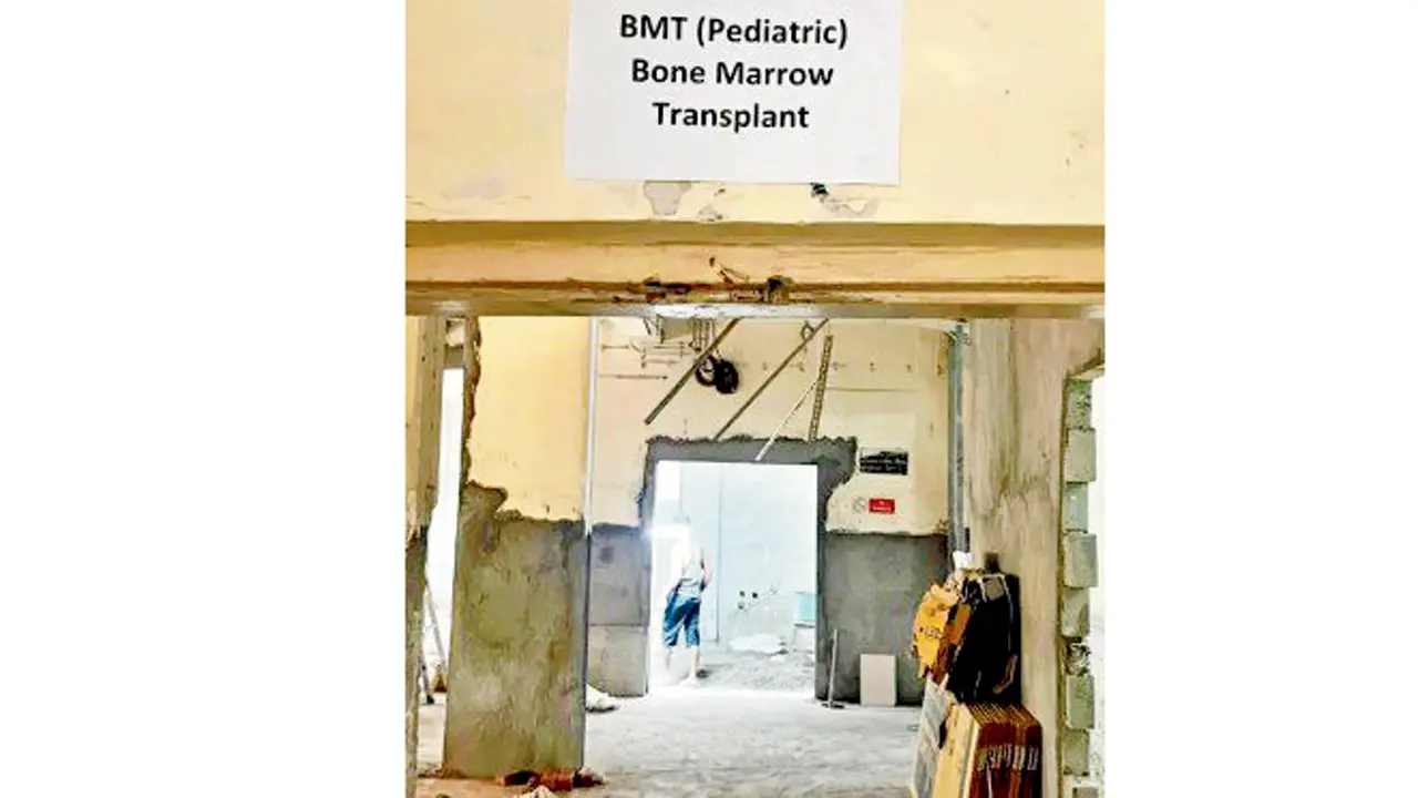 The under-construction BMT unit. FILE PIC/RITIKA GONDHALEKAR