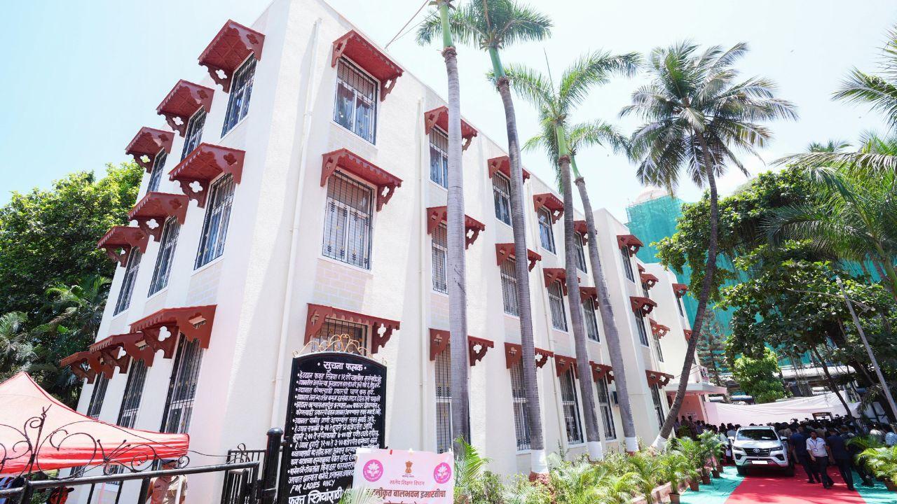 According to Bhuse, the renovated building has a modern auditorium and a fully equipped library on the ground floor, while the first floor houses dance, drama and music rooms, and the second floor has a stage for student performances along with sculpture and painting galleries According to Bhuse, the renovated building has a modern auditorium and a fully equipped library on the ground floor, while the first floor houses dance, drama and music rooms, and the second floor has a stage for student performances along with sculpture and painting galleries