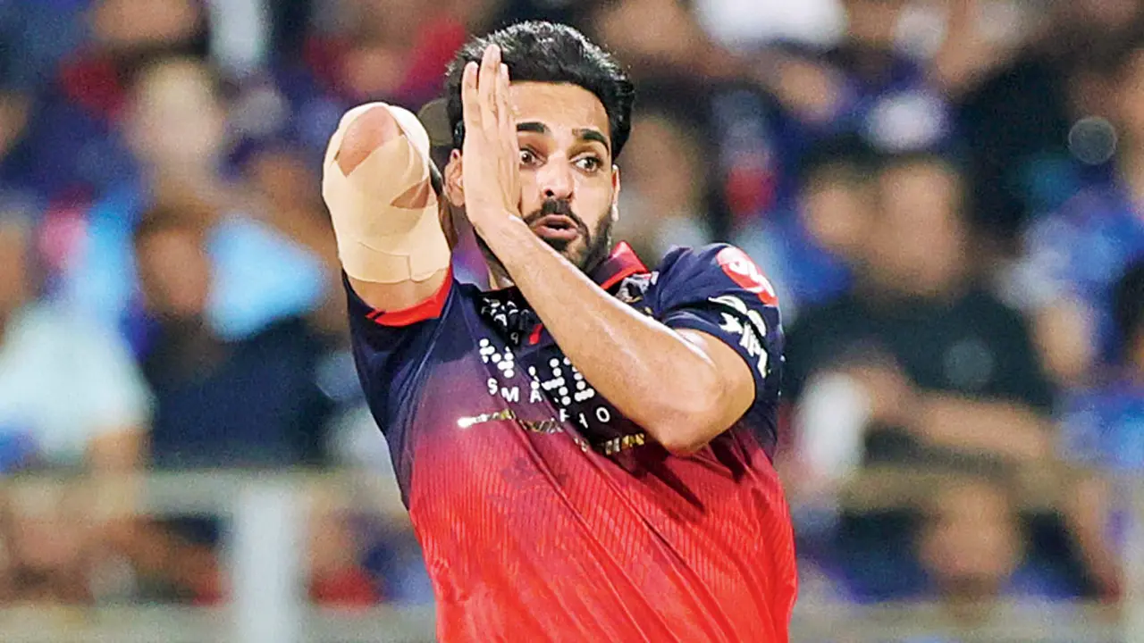 RCB pacer Bhuvneshwar Kumar. PIC/IPL