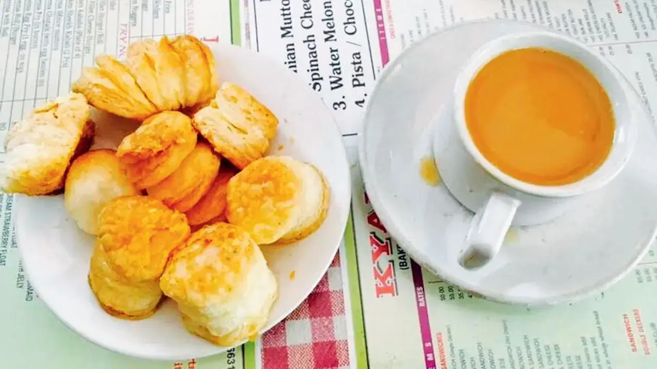 Khari crunchLight, flaky and layered with butter, khari biscuits remain one of Mumbai’s most-loved tea-time snacks. At Kyani & Co., the biscuits continue to be baked in small batches throughout the day, helping retain their delicate texture and freshness. “People still come here every evening for khari and chai. The freshness is what keeps them coming back,” says Firoz Ahmed from Kyani Bakery.
At Kyani & Co., Jer Mahal Building, 657, Jagannath Shankarsheth Road, Marine Lines. Call 8928616793 Cost Rs 600 per kg Khari crunchLight, flaky and layered with butter, khari biscuits remain one of Mumbai’s most-loved tea-time snacks. At Kyani & Co., the biscuits continue to be baked in small batches throughout the day, helping retain their delicate texture and freshness. “People still come here every evening for khari and chai. The freshness is what keeps them coming back,” says Firoz Ahmed from Kyani Bakery.
At Kyani & Co., Jer Mahal Building, 657, Jagannath Shankarsheth Road, Marine Lines. Call 8928616793 Cost Rs 600 per kg 